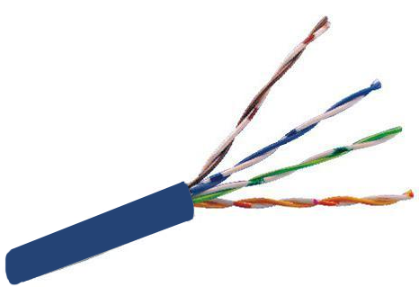 Saxxon outp6cca305az3 cable utp cca categoria 6 color azul obscuro interior 305 metros