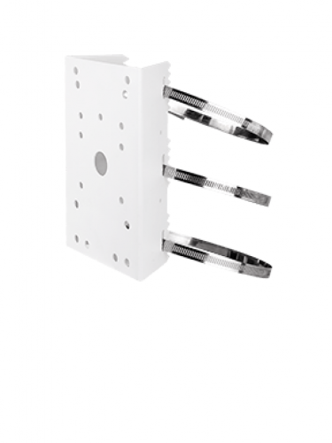 Soporte para montaje en poste de camaras y gabinetes